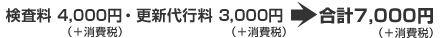������4,000�~�i�{����Łj�E�X�V��s��3,000�~�i�{����Łj�����v7,000�~�i�{����Łj